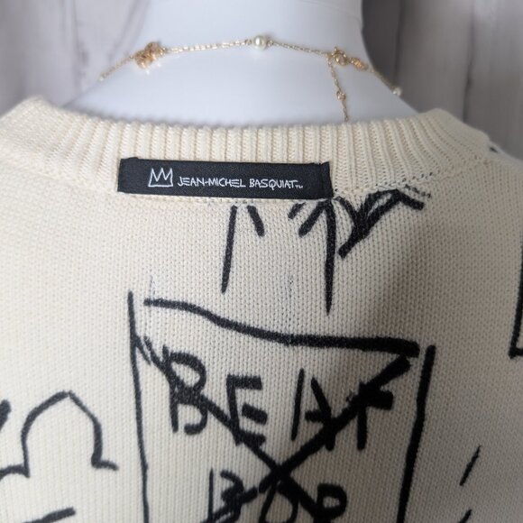 Lee x Jean-Michel Basquiat Scribble Artwork Sweatshirt LARGE NWT - Picture 7 of 16